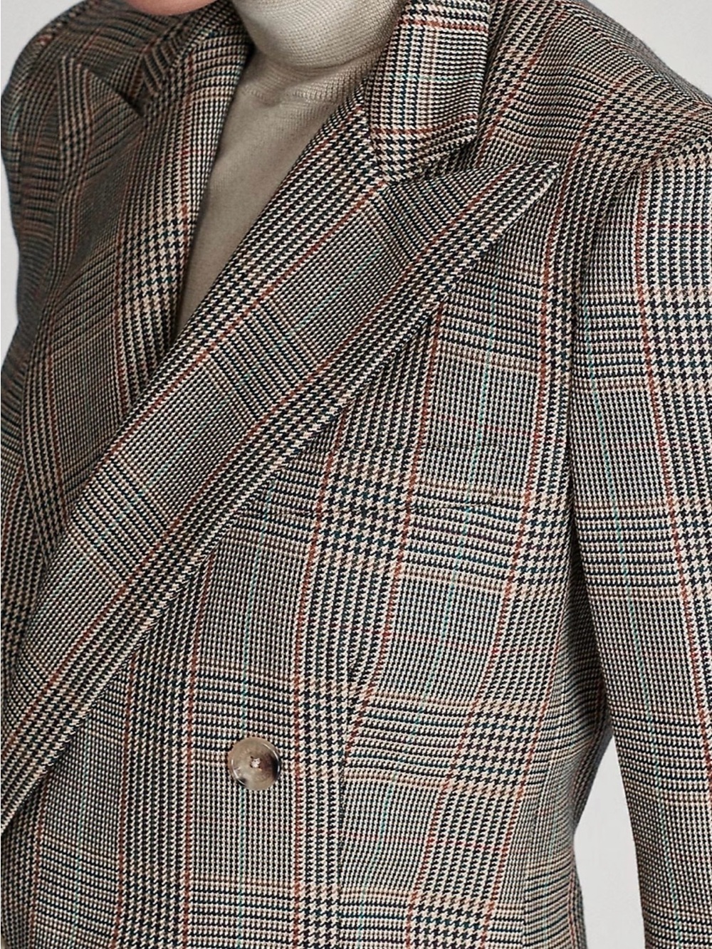 Ralph Lauren Purple Label Women’s Camden Glen Plaid Wool Blazer | Size 8 - Picture 4 of 11